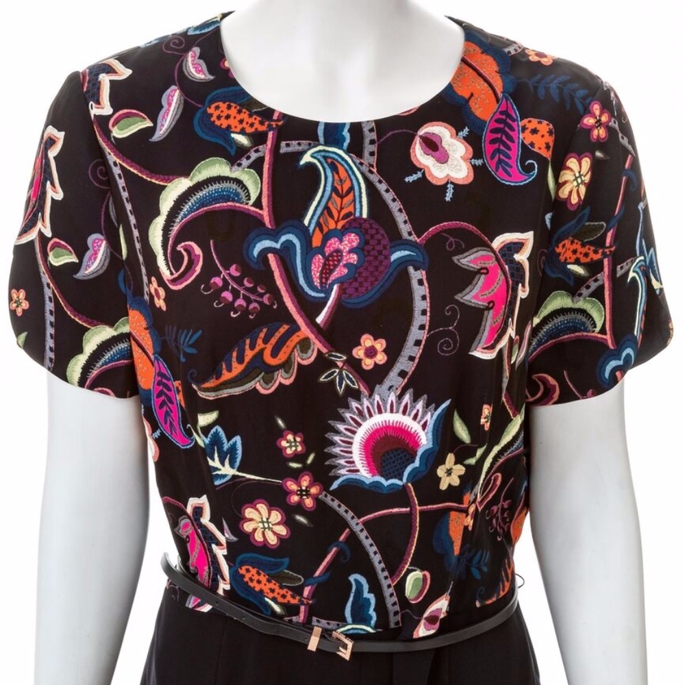 Ted Baker Bindee Belted Floral Romper -  Size 2